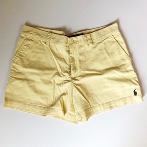 Polo by Ralph Lauren Women's Yellow Shorts